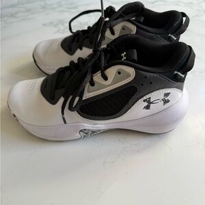 Under Armour Kids' Black and White Sneakers